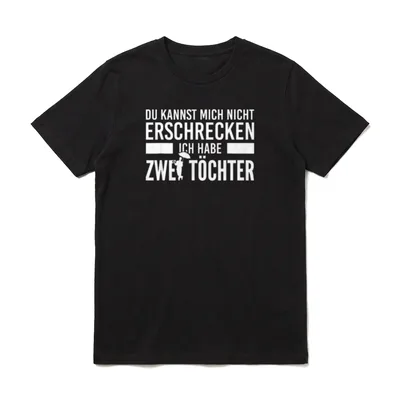 Lustiges Papa Vater T-Shirt – Klassisches T-Shirt in Schwarz