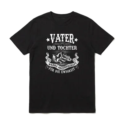 Vater Und Tochter Partnerlook Vater Vatertag T-Shirt – Klassisches T-Shirt in Schwarz
