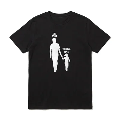 Vater und Tochter Papa T-Shirt – Klassisches T-Shirt in Schwarz