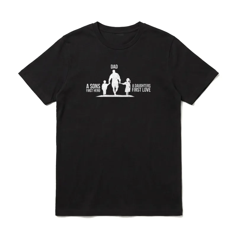Vater Söhne Erster Held T-Shirt – Klassisches T-Shirt in Schwarz