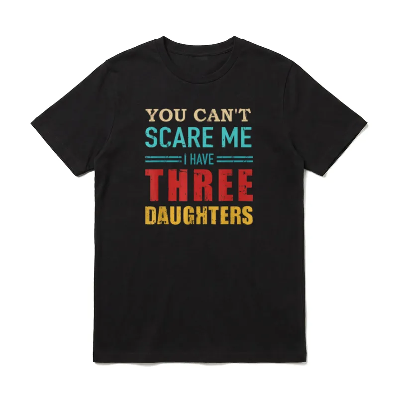 Nicht erschrecken Papa Vater drei T-Shirt – Klassisches T-Shirt in Schwarz