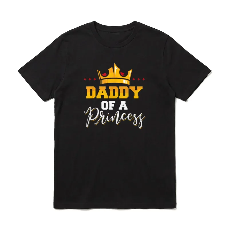 Vater und Tochter Partnerlook T-Shirt – Klassisches T-Shirt in Schwarz
