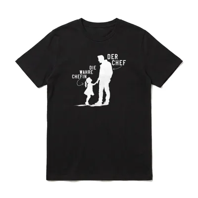 Vater Tochter Partnerlook T-Shirt – Klassisches T-Shirt in Schwarz
