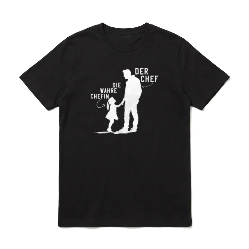 Vater Tochter Partnerlook T-Shirt – Klassisches T-Shirt in Schwarz