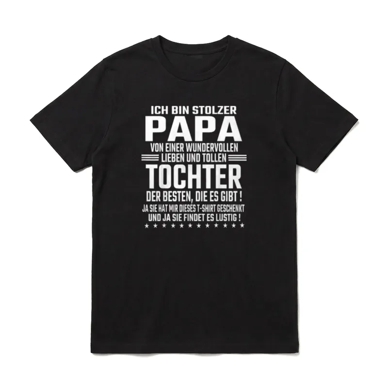 Vatertagsgeschenk Tochter Vater Geschenke T-Shirt – Klassisches T-Shirt in Schwarz