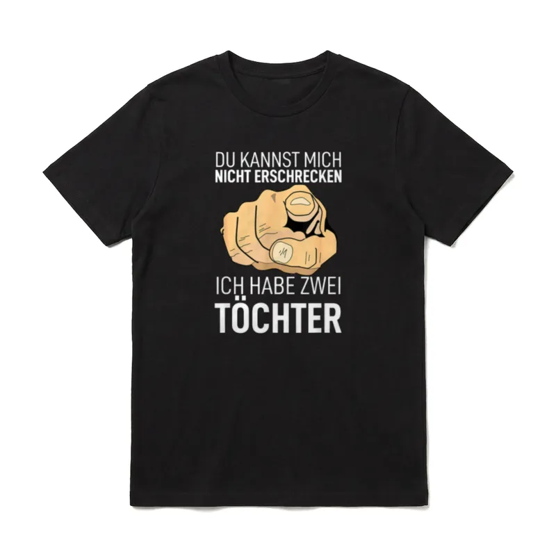 Papa Du Kannst Mich Nicht T-Shirt – Klassisches T-Shirt in Schwarz