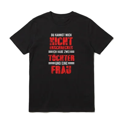 Papa Vater Tochter Ehefrau T-Shirt – Klassisches T-Shirt in Schwarz