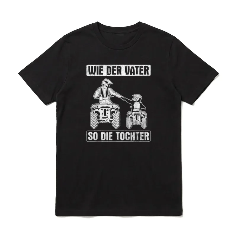 Wie Der Vater So T-Shirt – Klassisches T-Shirt in Schwarz