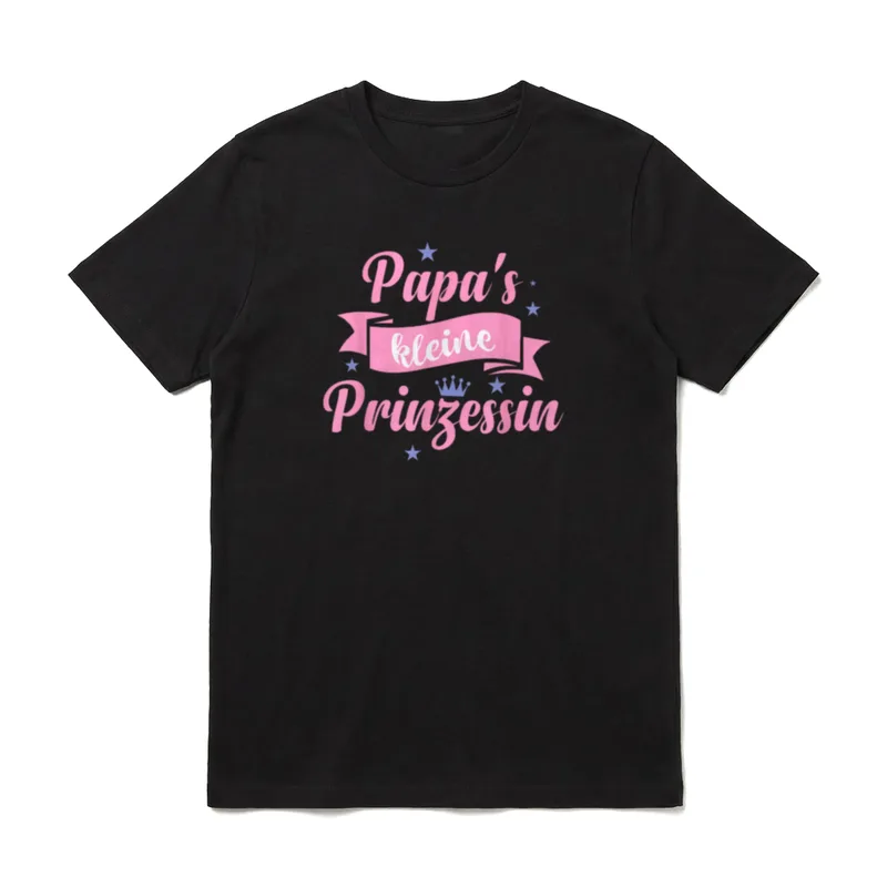 Daddy's Princess Vater T-Shirt – Klassisches T-Shirt in Schwarz