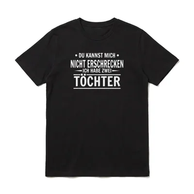 Vater Du kannst mich T-Shirt – Klassisches T-Shirt in Schwarz