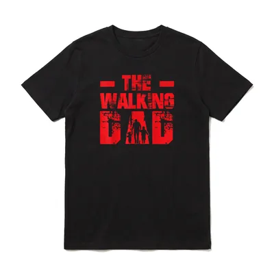 Walking Dad Sohn Tochter T-Shirt – Klassisches T-Shirt in Schwarz