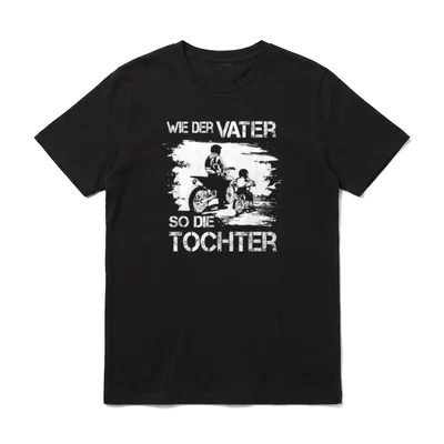 Motocross Wie Der Vater T-Shirt – Klassisches T-Shirt in Schwarz