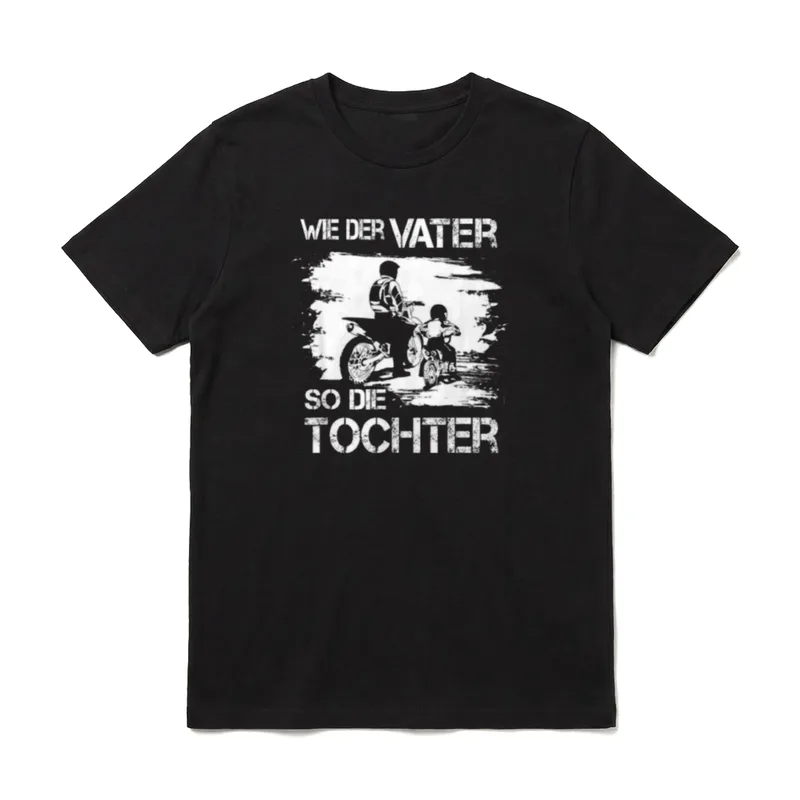 Motocross Wie Der Vater T-Shirt – Klassisches T-Shirt in Schwarz