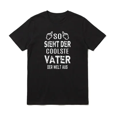 Vater Weihnachten Sohn Tochter T-Shirt – Klassisches T-Shirt in Schwarz