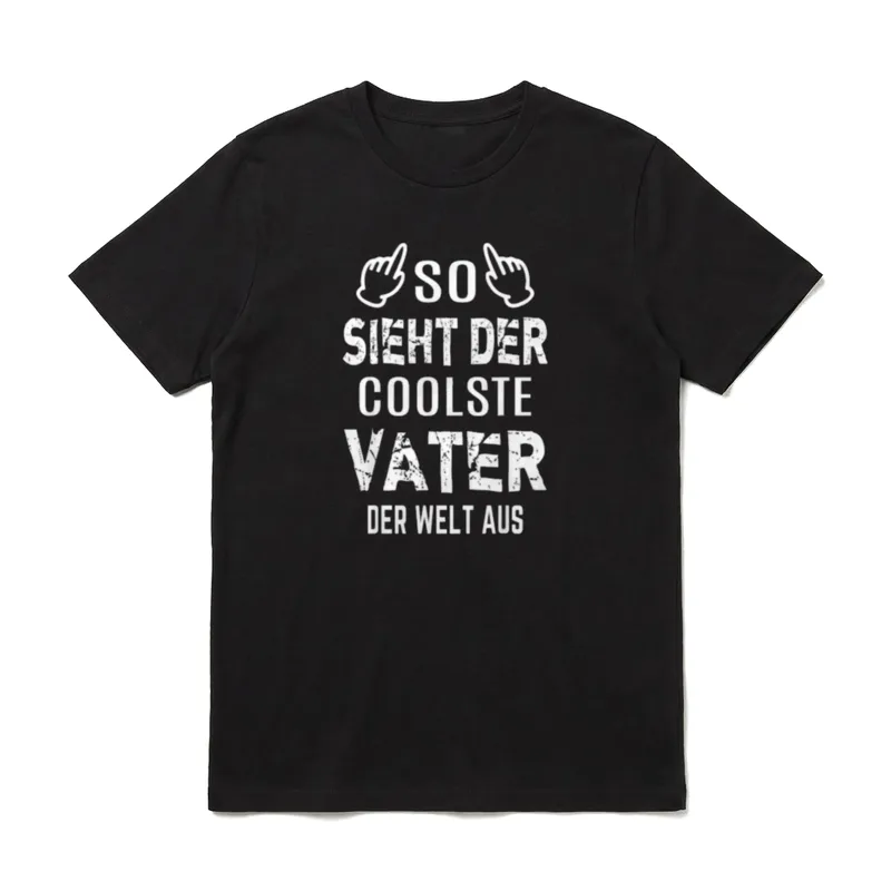 Vater Weihnachten Sohn Tochter T-Shirt – Klassisches T-Shirt in Schwarz