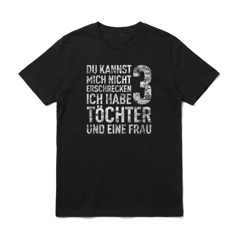 Du Kannst Mich Nicht Papa & Tochter T-Shirt – Klassisches T-Shirt in Schwarz