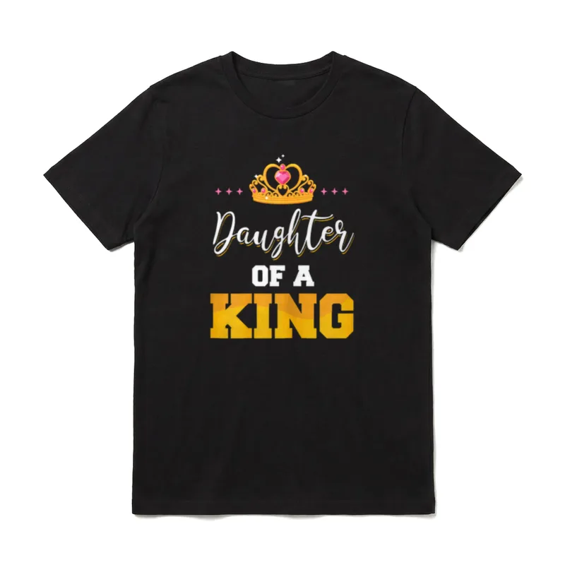Daughter of a King T-Shirt – Klassisches T-Shirt in Schwarz