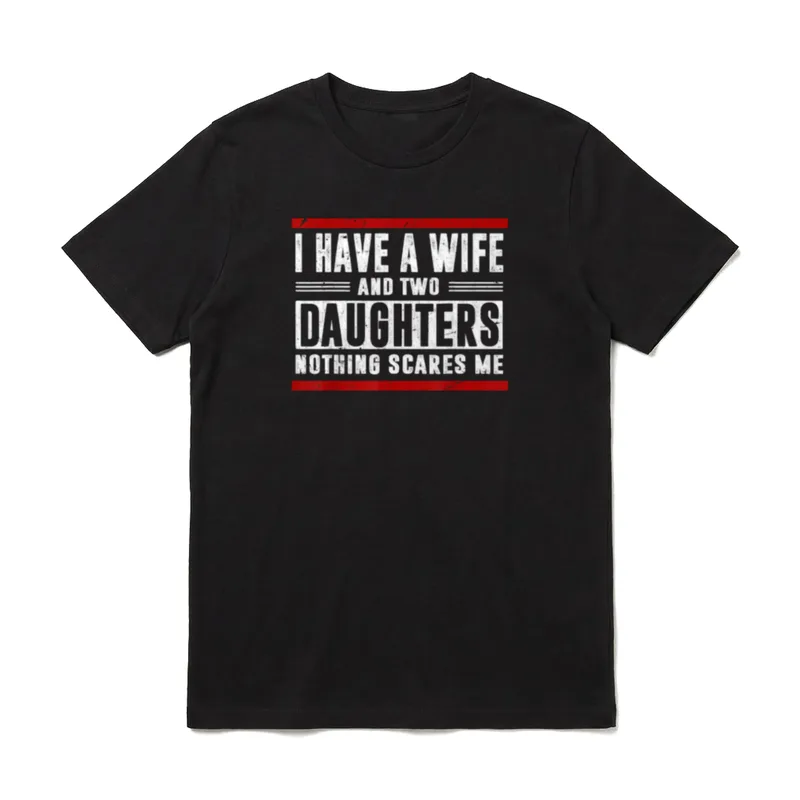 Ich habe eine Frau T-Shirt – Klassisches T-Shirt in Schwarz
