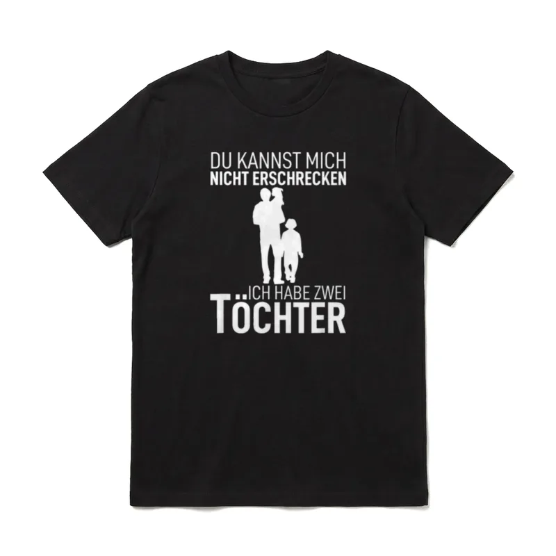 Papa Du Kannst Mich Papa & Tochter T-Shirt – Klassisches T-Shirt in Schwarz