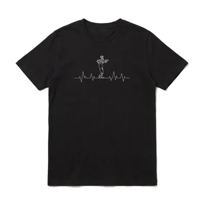 Vater Und Tochter Herzschlag Partnerlook T-Shirt – Klassisches T-Shirt in Schwarz