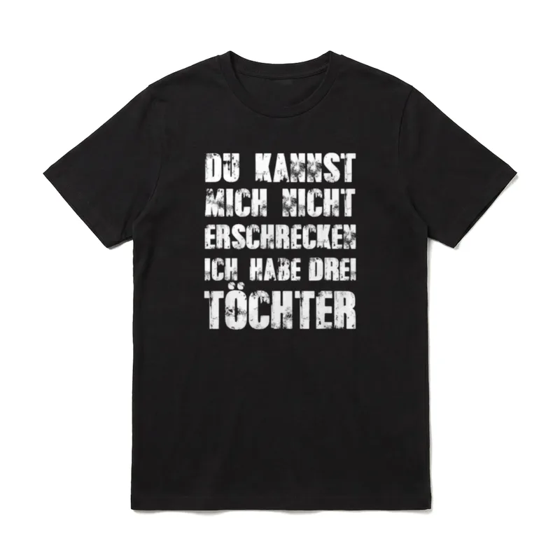Papa Du Kannst Mich T-Shirt – Klassisches T-Shirt in Schwarz