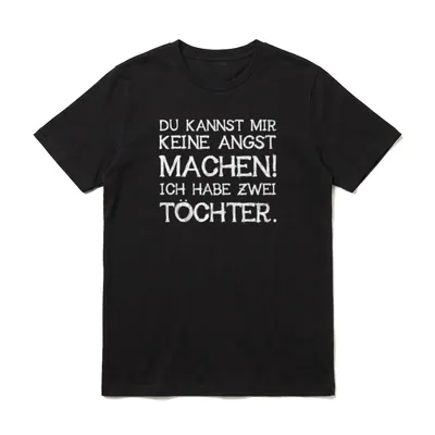 Keine Angst Ich Habe T-Shirt – Klassisches T-Shirt in Schwarz