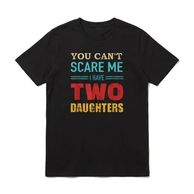 Nicht erschrecken Papa Vater zwei T-Shirt – Klassisches T-Shirt in Schwarz