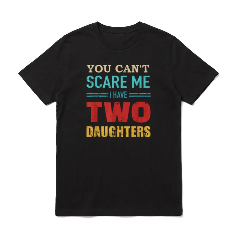 Nicht erschrecken Papa Vater zwei T-Shirt – Klassisches T-Shirt in Schwarz