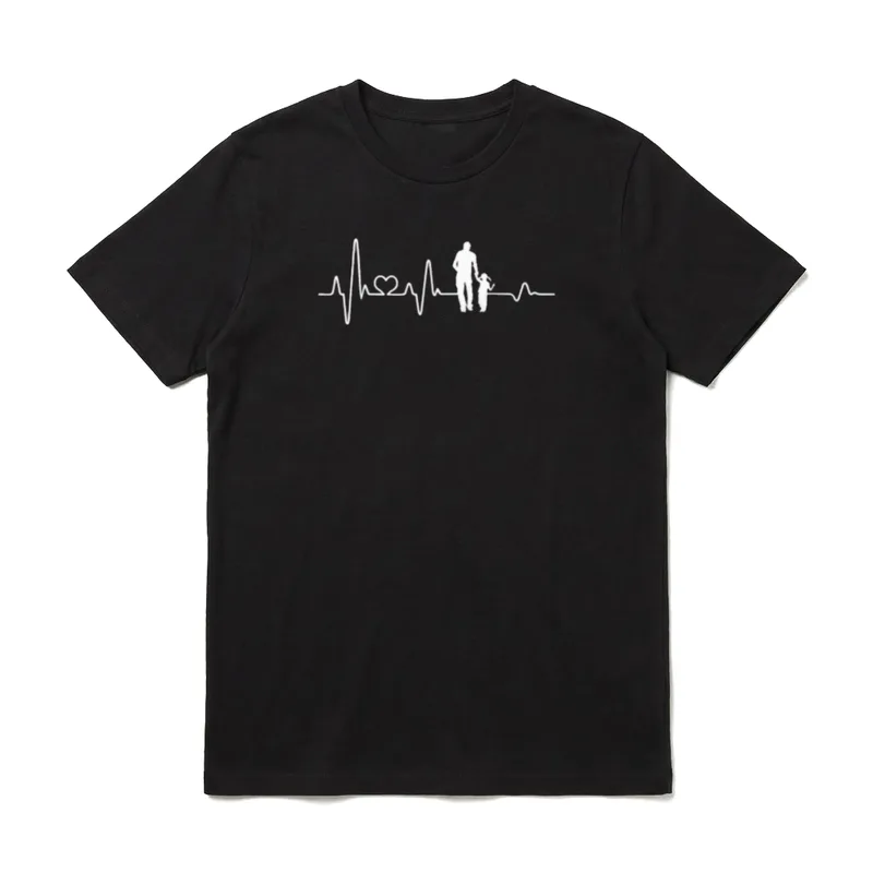 Vater und Tochter Papa T-Shirt – Klassisches T-Shirt in Schwarz