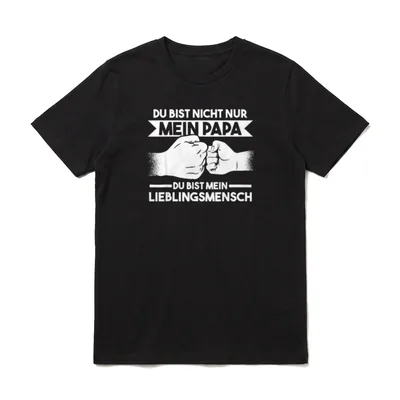 Vater Tochter Sohn Papa T-Shirt – Klassisches T-Shirt in Schwarz