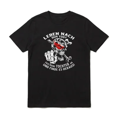 Vatertag Outfit Leben nach T-Shirt – Klassisches T-Shirt in Schwarz