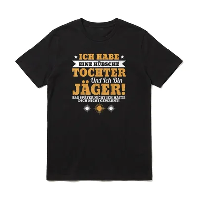 Lustig Ich habe T-Shirt – Klassisches T-Shirt in Schwarz