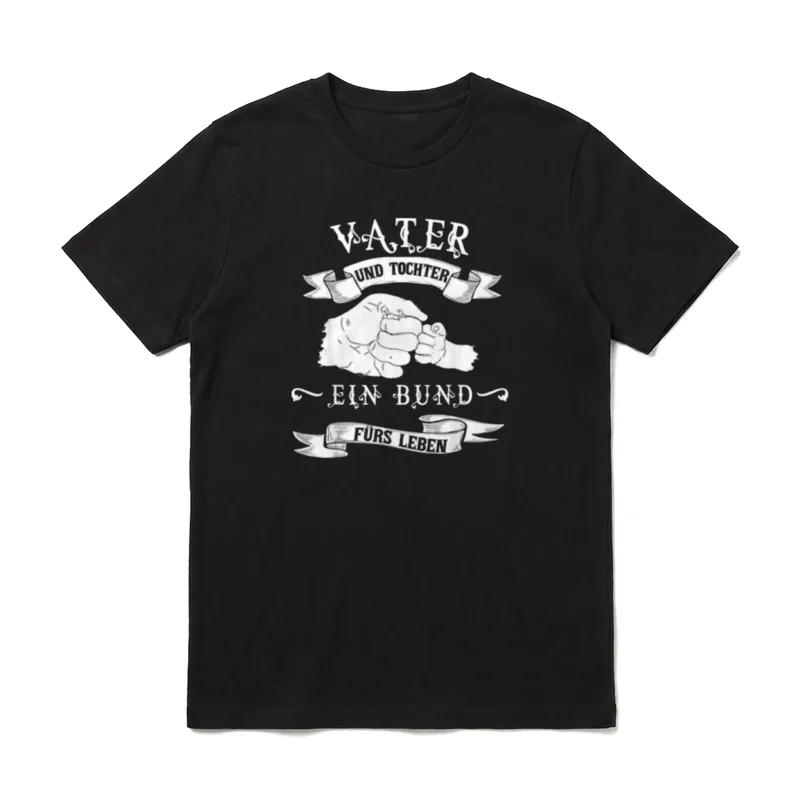 Vater und Tochter ein Bund T-Shirt – Klassisches T-Shirt in Schwarz