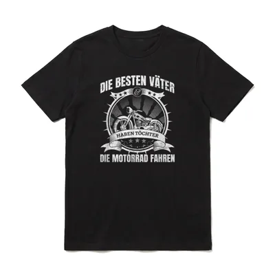 Die besten Väter haben T-Shirt – Klassisches T-Shirt in Schwarz