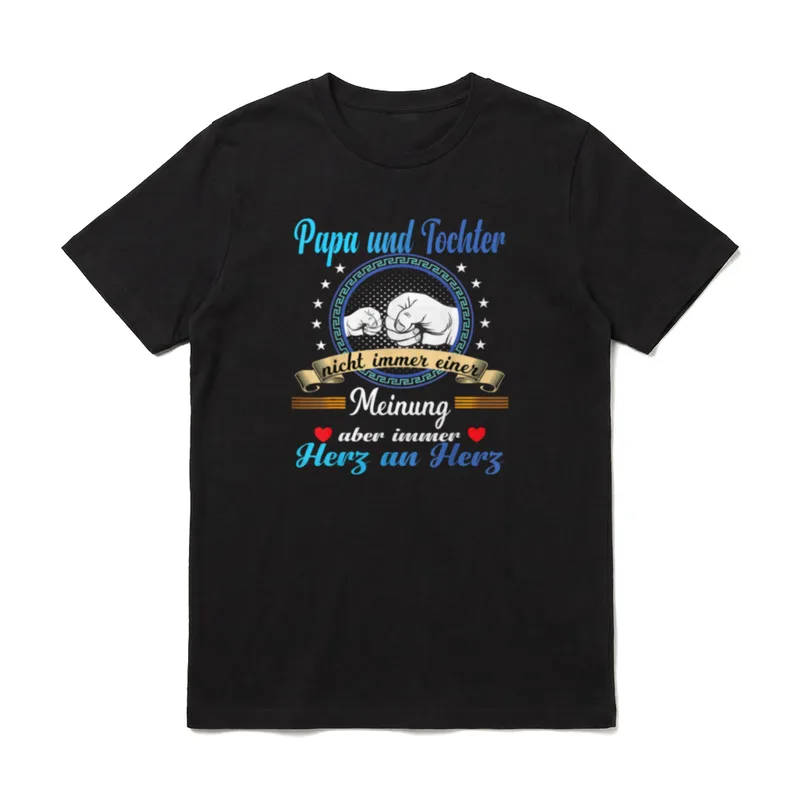 Vatertag Papa und Tochter Partnerlook Bester T-Shirt – Klassisches T-Shirt in Schwarz