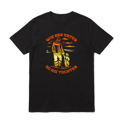 Feuerwehr Vater für Freiwillige T-Shirt – Klassisches T-Shirt in Schwarz