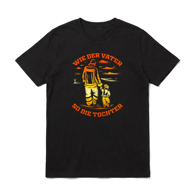 Feuerwehr Vater für Freiwillige T-Shirt – Klassisches T-Shirt in Schwarz