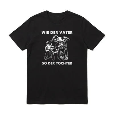 Wie Der Vater So T-Shirt – Klassisches T-Shirt in Schwarz