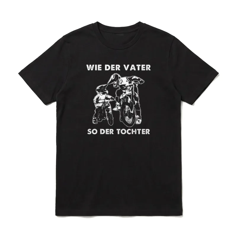 Wie Der Vater So T-Shirt – Klassisches T-Shirt in Schwarz