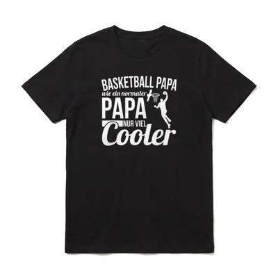 Basketball Papa Mannschaft Tochter T-Shirt – Klassisches T-Shirt in Schwarz