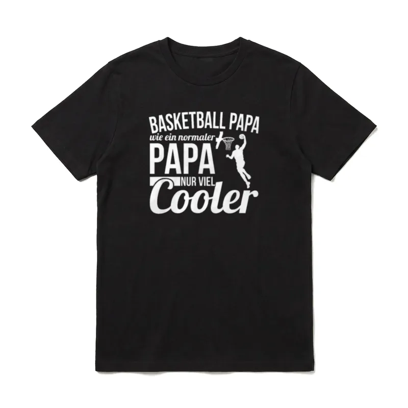 Basketball Papa Mannschaft Tochter T-Shirt – Klassisches T-Shirt in Schwarz