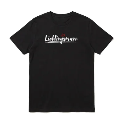 Lieblingsmann Papatag Tochter Mann Sohn T-Shirt – Klassisches T-Shirt in Schwarz