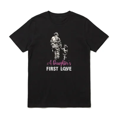 Feuerwehr Vater Tochter Feuerwehrmann T-Shirt – Klassisches T-Shirt in Schwarz