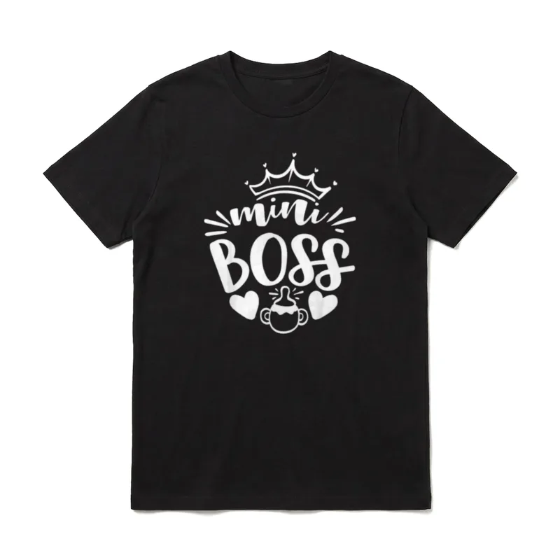 Familie Mama Papa Tochter T-Shirt – Klassisches T-Shirt in Schwarz
