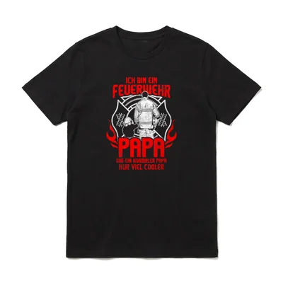 Bin ein Cooler Feuerwehr T-Shirt – Klassisches T-Shirt in Schwarz