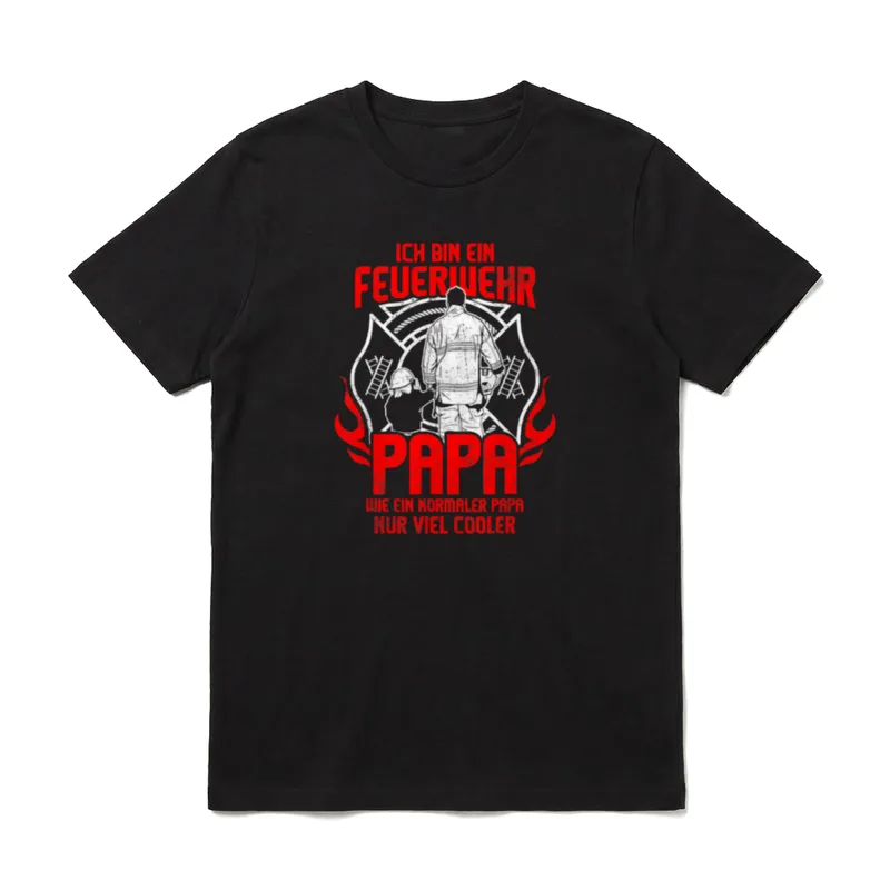 Bin ein Cooler Feuerwehr T-Shirt – Klassisches T-Shirt in Schwarz