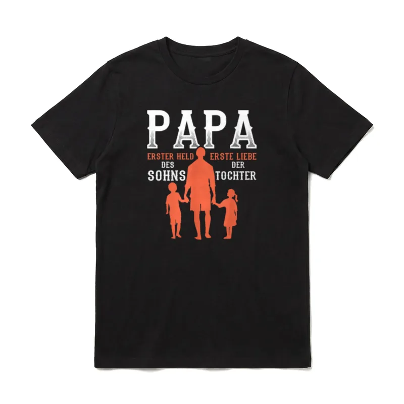 Papa Held Sohn Liebe T-Shirt – Klassisches T-Shirt in Schwarz