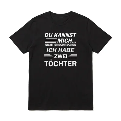 Du kannst mich nicht T-Shirt – Klassisches T-Shirt in Schwarz