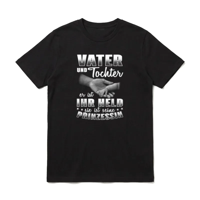 Papa Und Tochter T T-Shirt – Klassisches T-Shirt in Schwarz