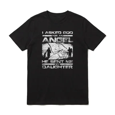 Papa einer Tochter Vater T-Shirt – Klassisches T-Shirt in Schwarz